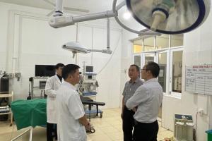 Khảo sát, chỉ đạo tuyến tại Bệnh viện Đa khoa huyện Mai Sơn, Sơn La
