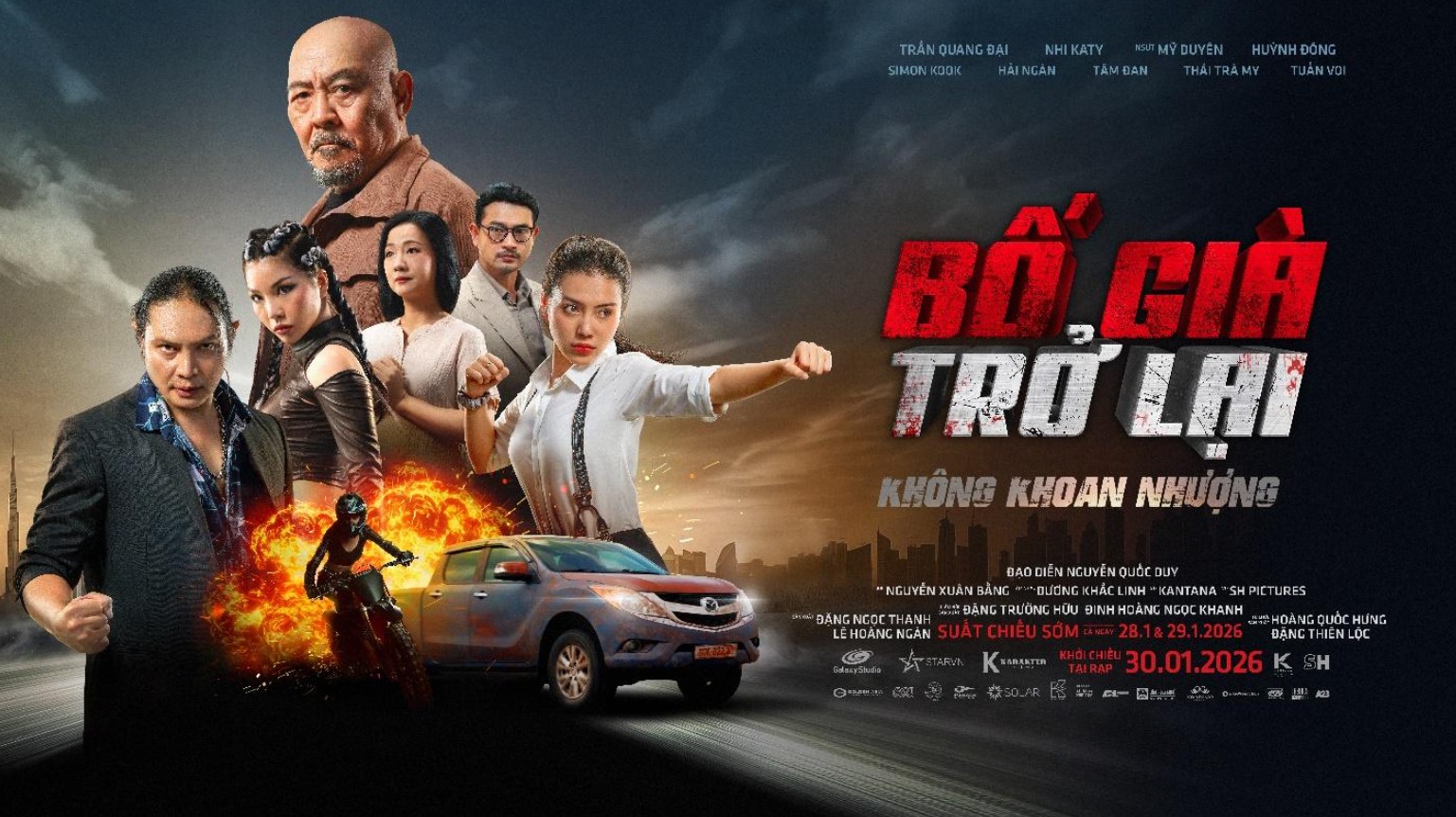 Trailer chính thức của “bố già trở lại”, diễn viên gạo cội Trần Quang Đại đối đầu trực tiếp với diễn viên hành động nổi tiếng thái lan Simon Kook Trailer chính thức của “bố già trở lại”, diễn viên gạo cội Trần Quang Đại đối đầu trực tiếp với diễn viên hành động nổi tiếng thái lan Simon Kook